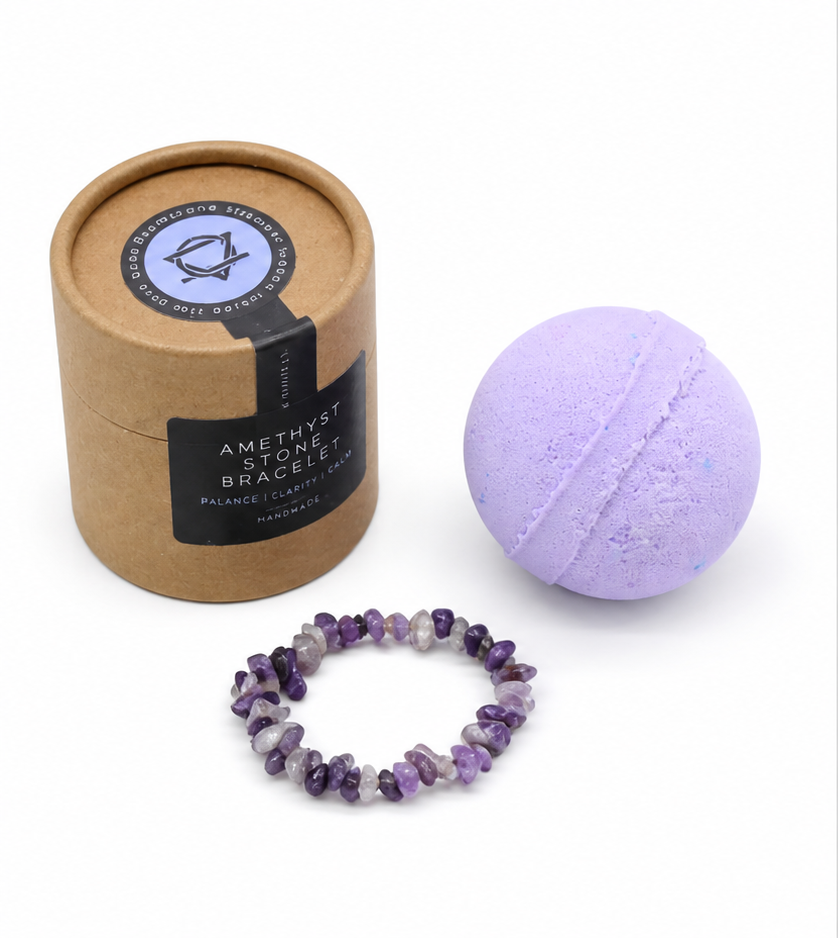 Bath Bomb met Edelsteen Armband