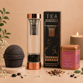 Dubai Wellness giftset met badbom, Onyx thee-infuser en chai
