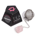 Rose Quartz Crystal Tea Strainer