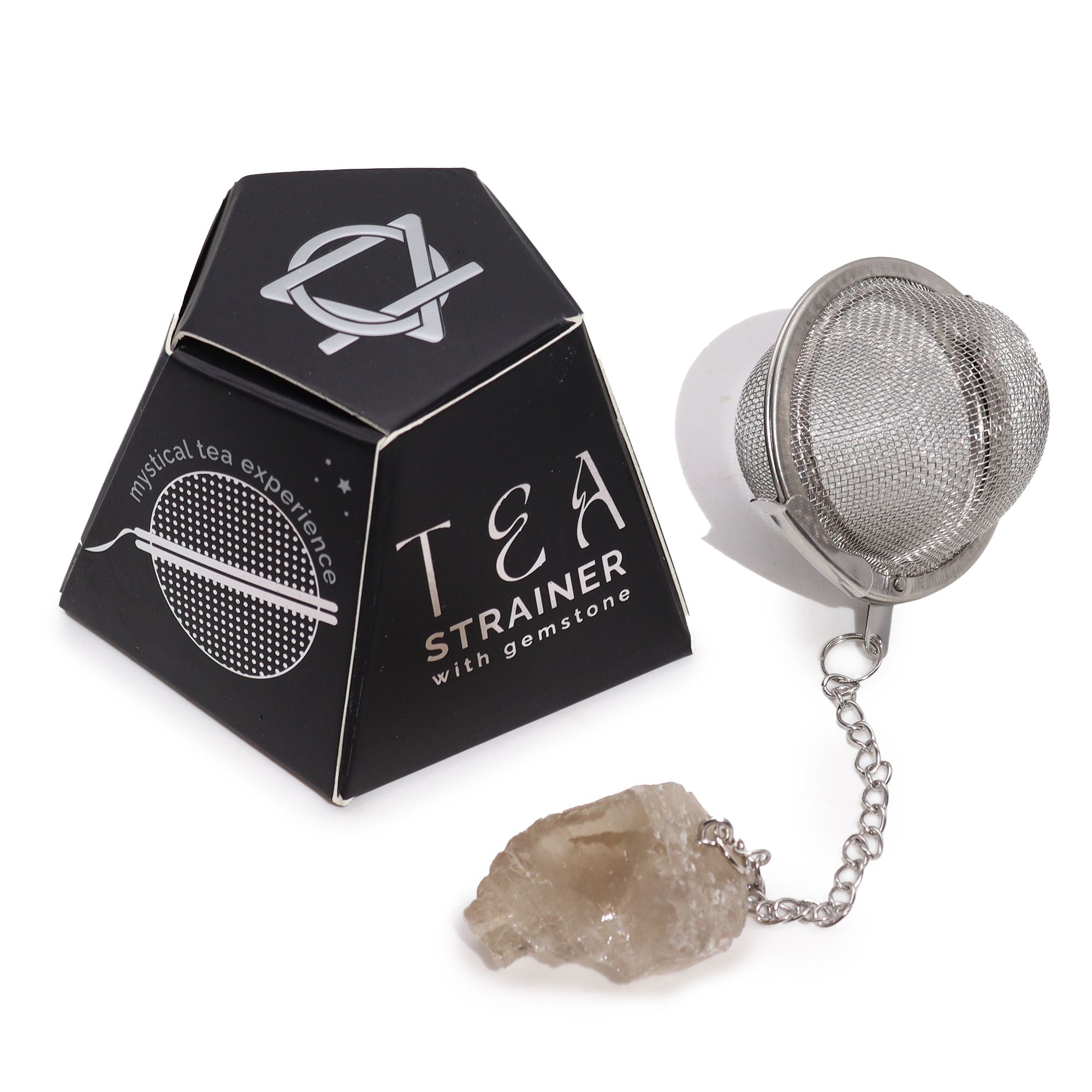 Smoky Quartz Crystal Tea Strainer