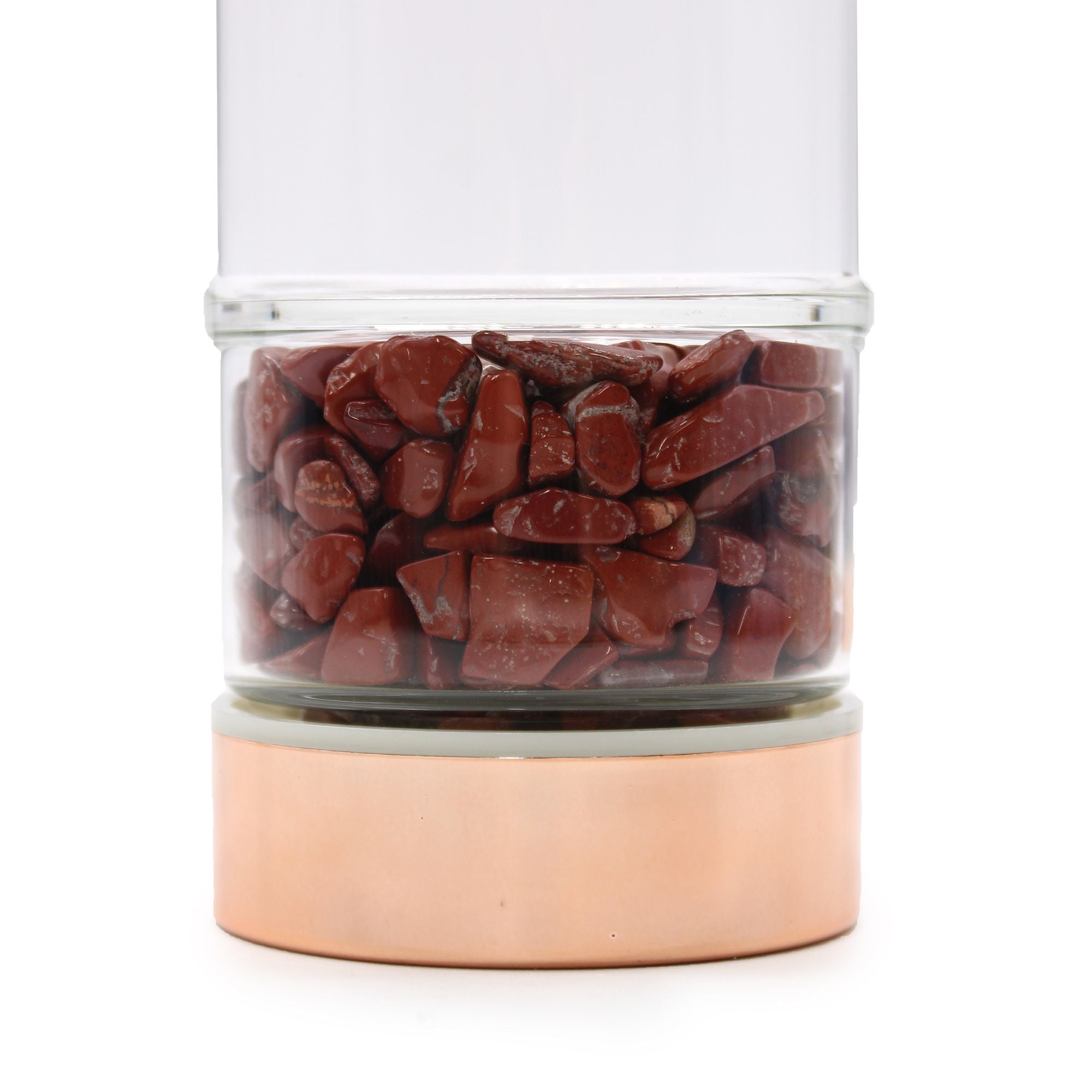 Luxe Crystal Tea Infuser — Red Jasper