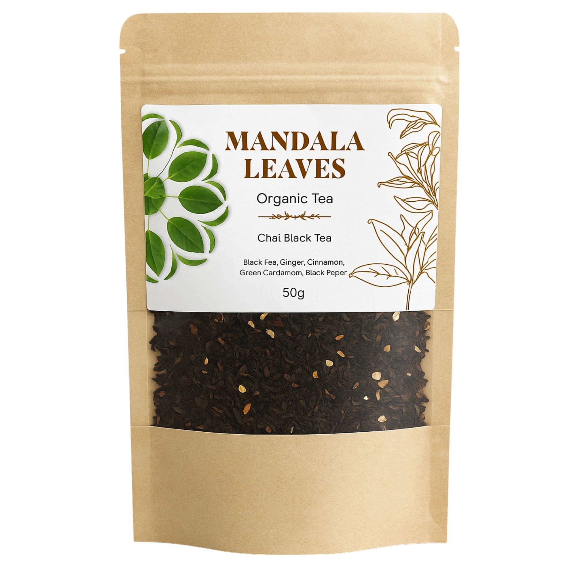 Organic Chai Black Tea — Spiced Black Tea (50g)