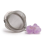 Amethyst Cluster Crystal Tea Strainer