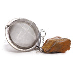 Gold Tiger’s Eye Crystal Tea Strainer