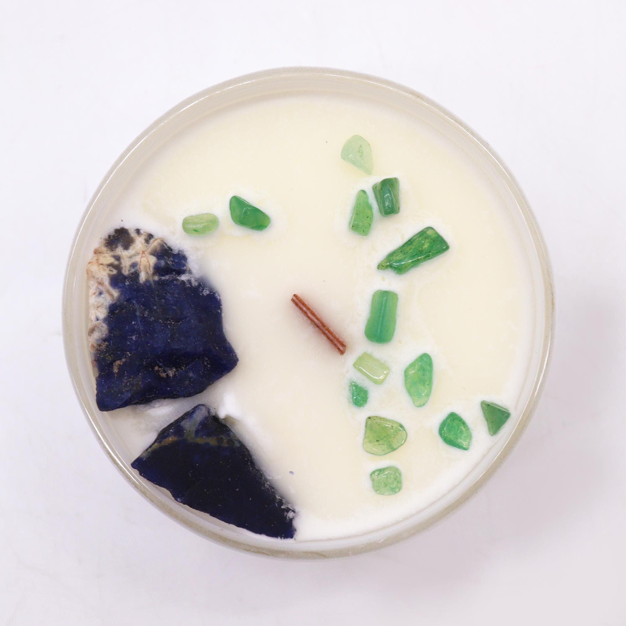 Crystal Candle — Throat Chakra