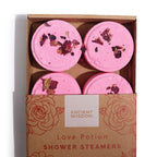 Love Potion Shower Steamers – 4 stuks