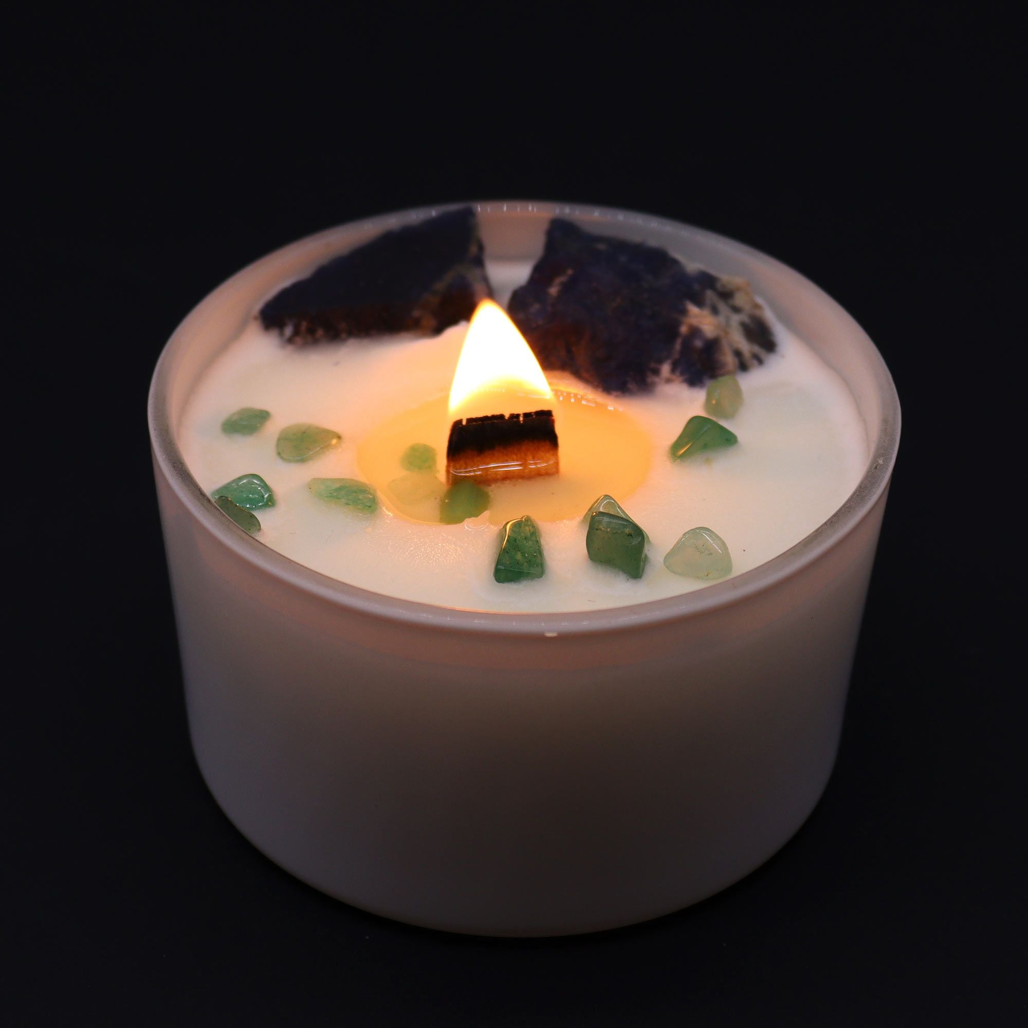 Crystal Candle — Throat Chakra
