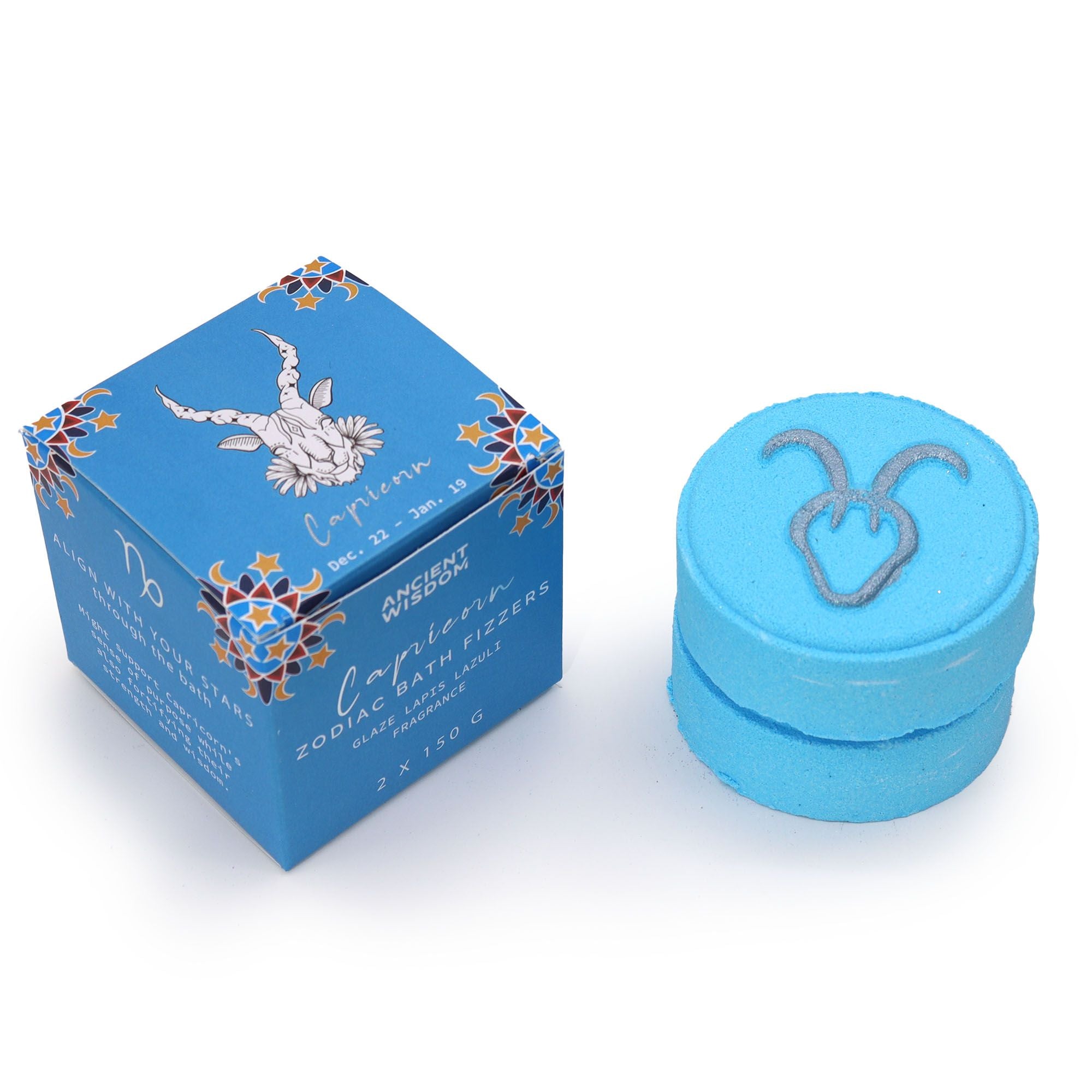 Capricorn Zodiac Bath Fizzers — Gift Set