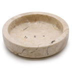 Honey Marble Round Soap Dish