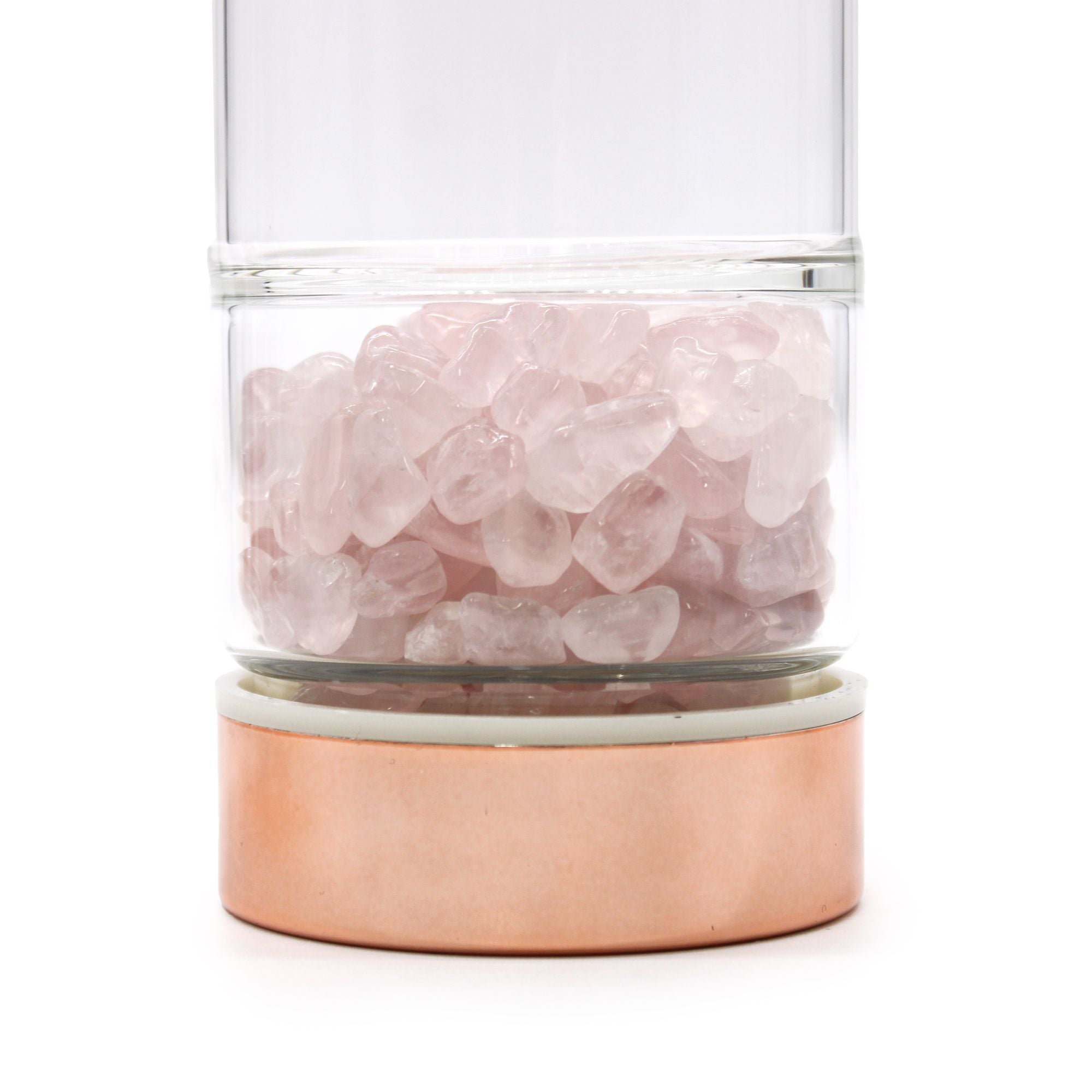 Luxe Crystal Tea Infuser — Rose Quartz