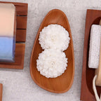 Mahogany Soap Dish Pebble