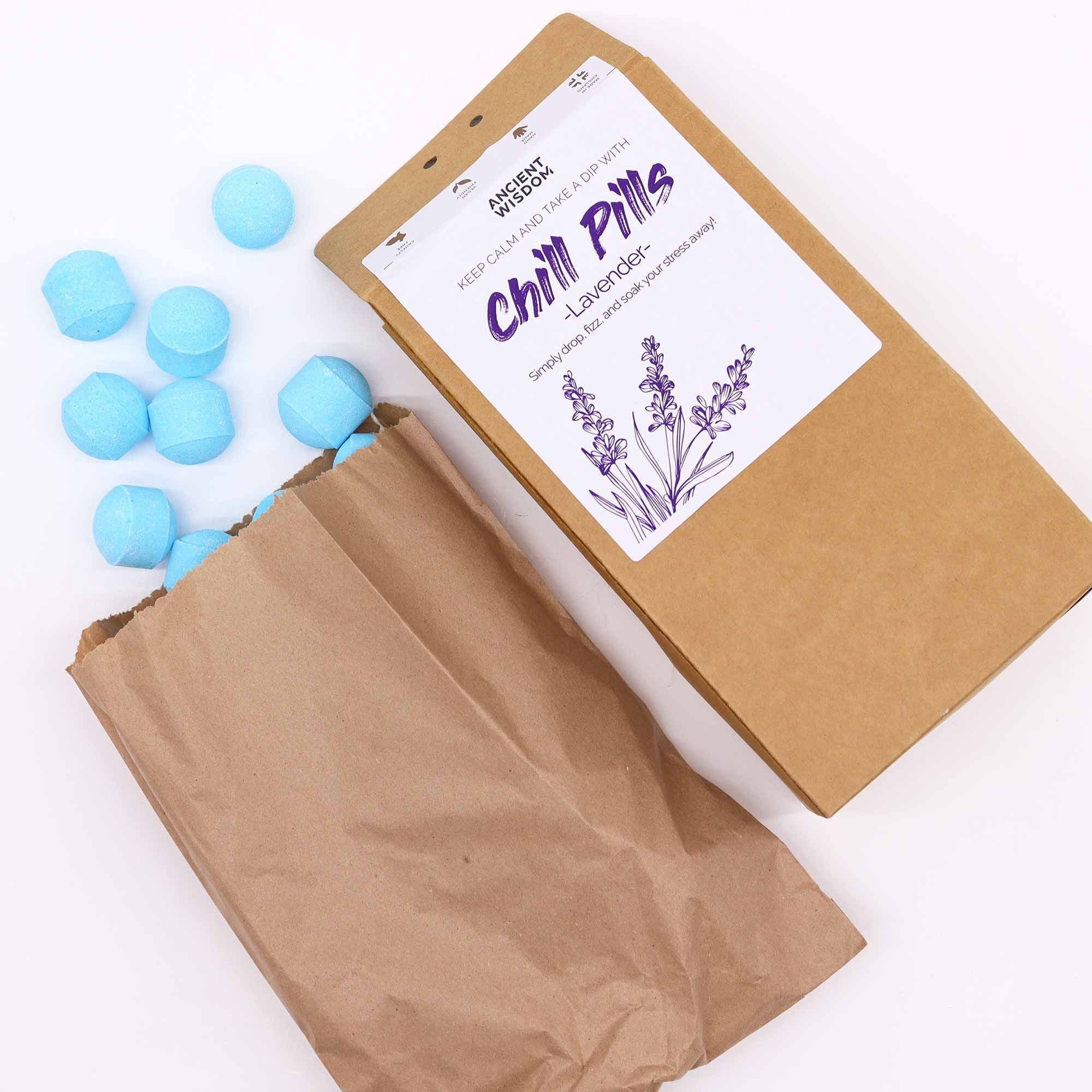 Lavender Chill Pills — Bath Bombs Gift Pack (350g)
