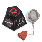 Red Jasper Crystal Tea Strainer