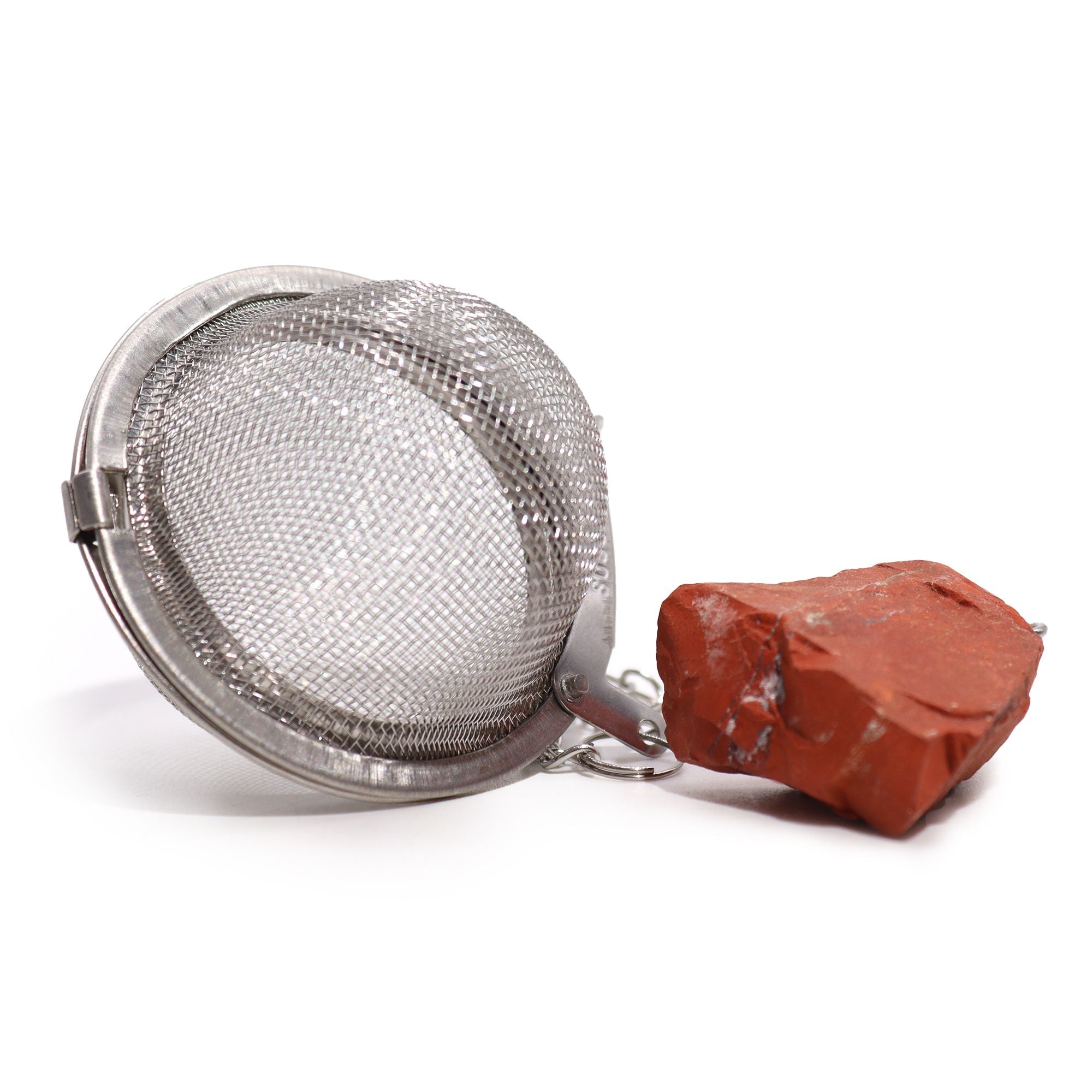 Red Jasper Crystal Tea Strainer
