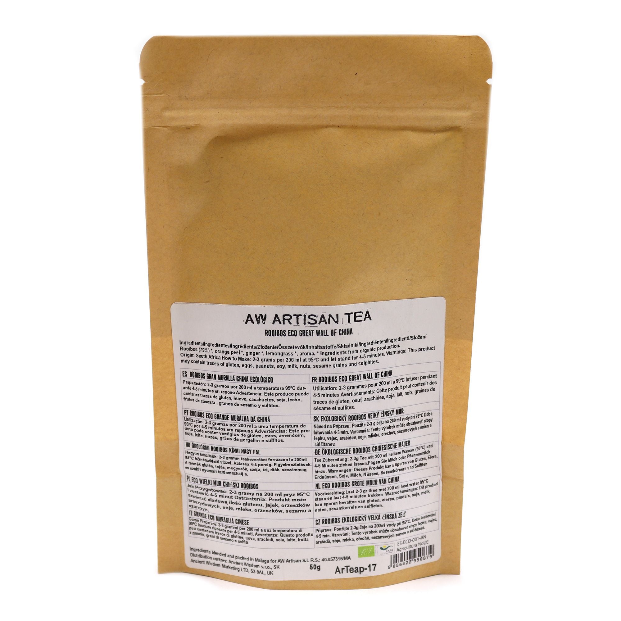 Rooibos Orange & Ginger — Herbal Tea (50g)