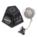 Black Obsidian Crystal Tea Strainer