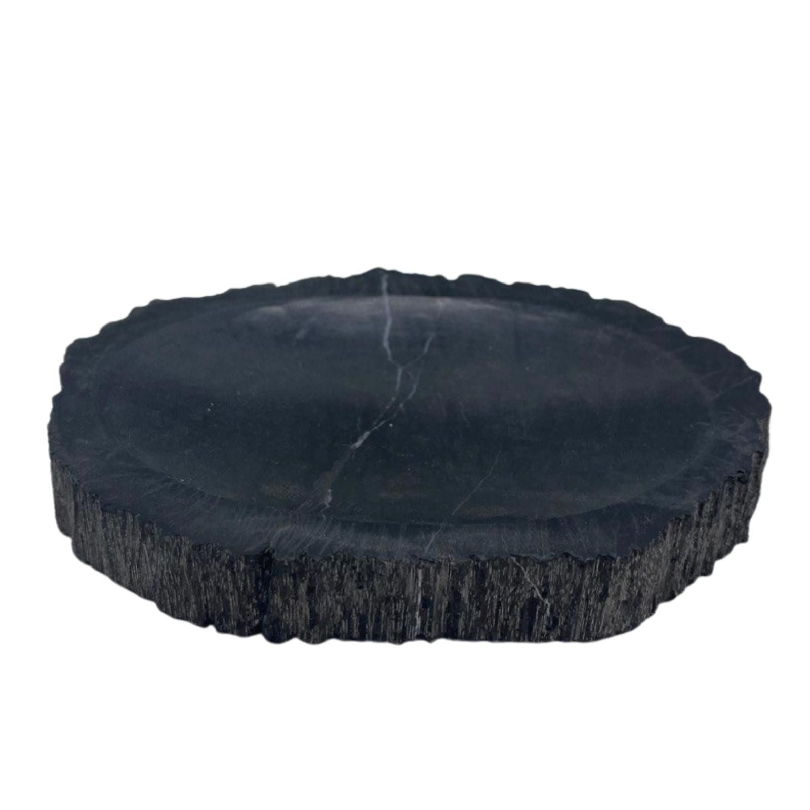 Versteend Hout Zeepschaaltje Zwart