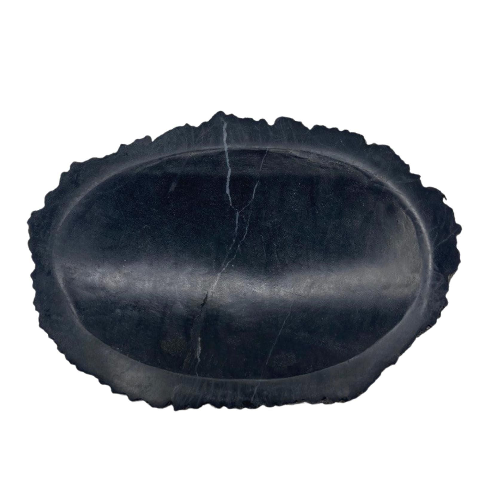 Versteend Hout Zeepschaaltje Zwart