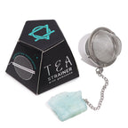 Aquamarine Crystal Tea Strainer