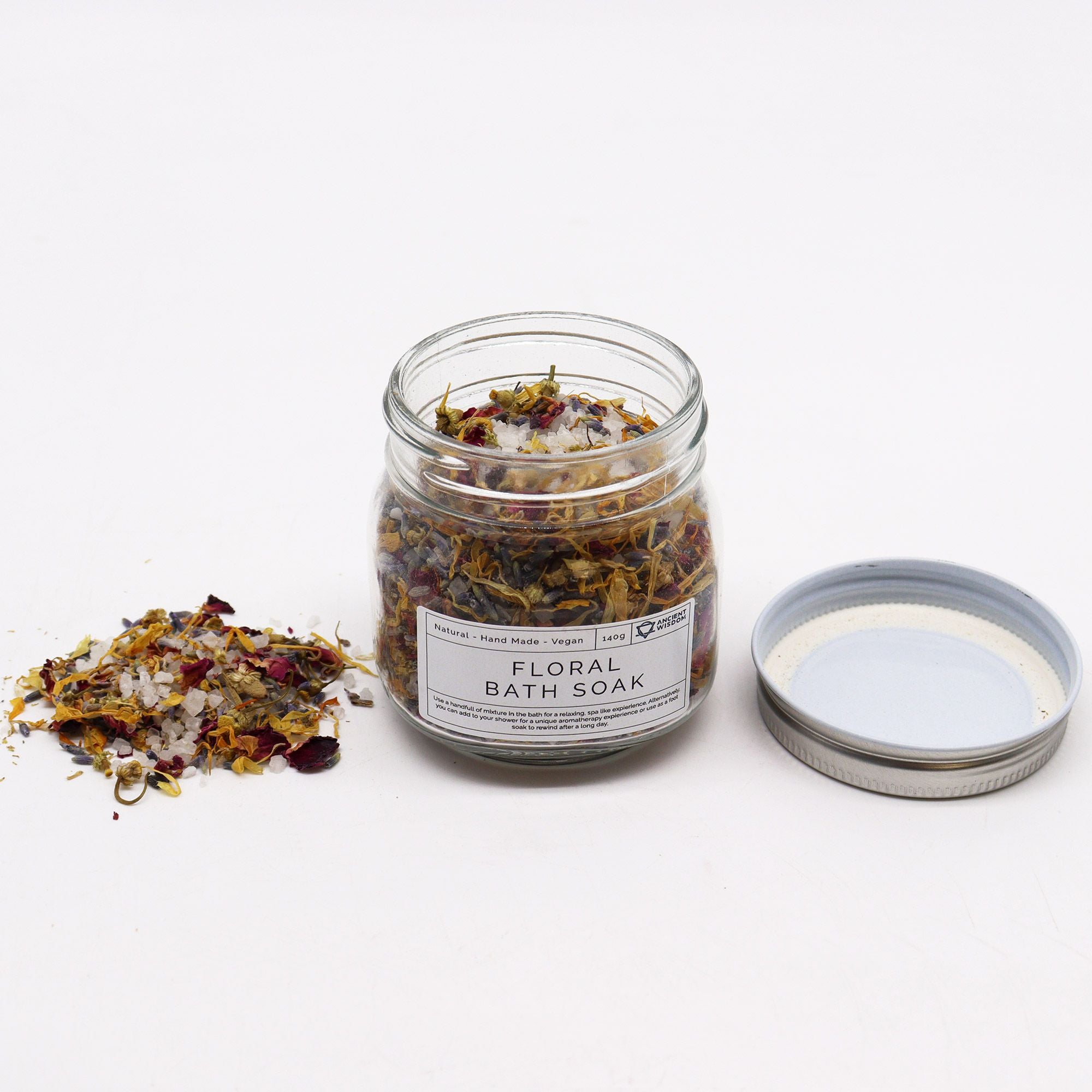 Floral Bath Soak — Natuurlijk 140g
