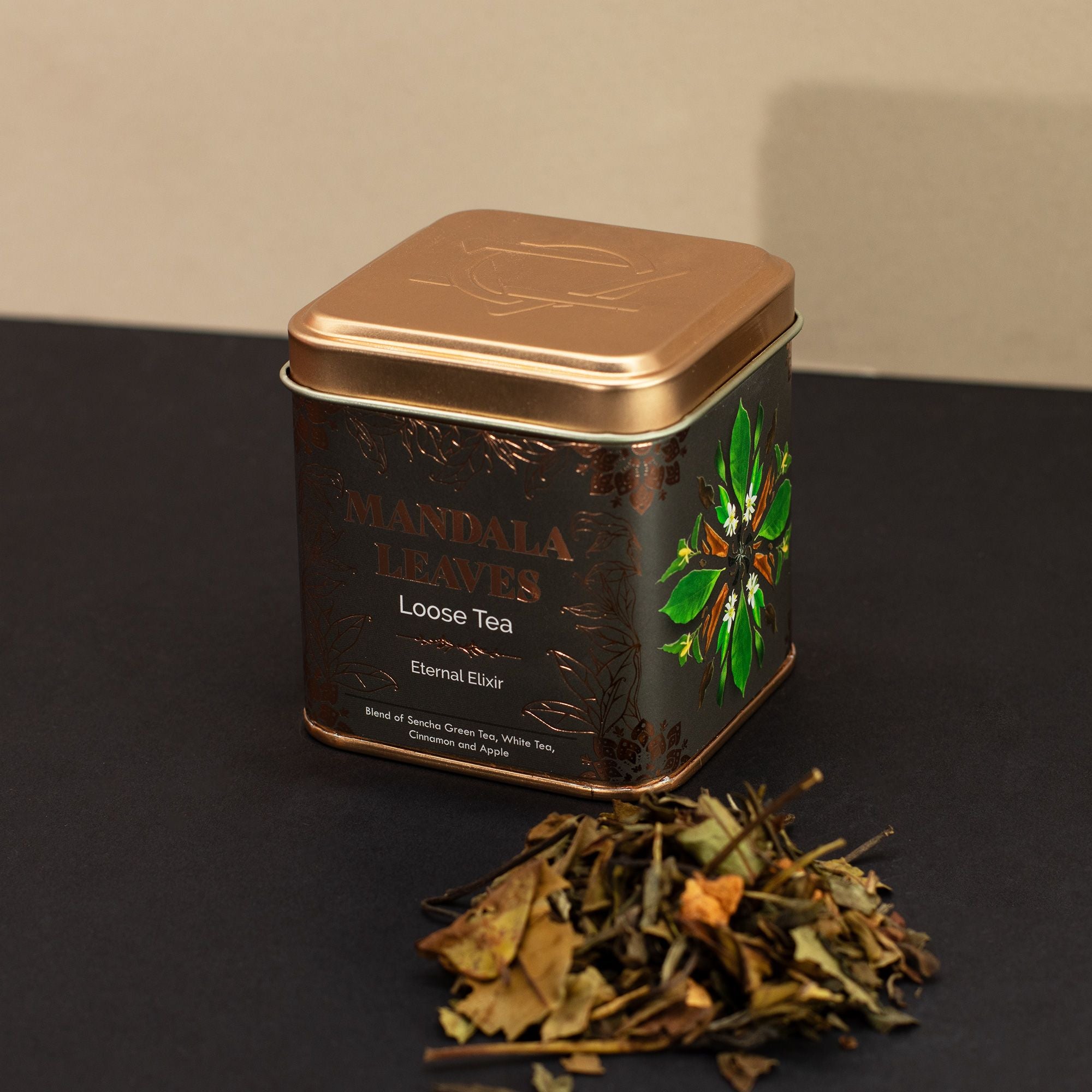 White Tea Apple & Cinnamon — Groene & Witte Thee (50g)
