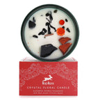 The Devil — Crystal Magic Flower Candle