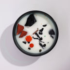 The Devil — Crystal Magic Flower Candle